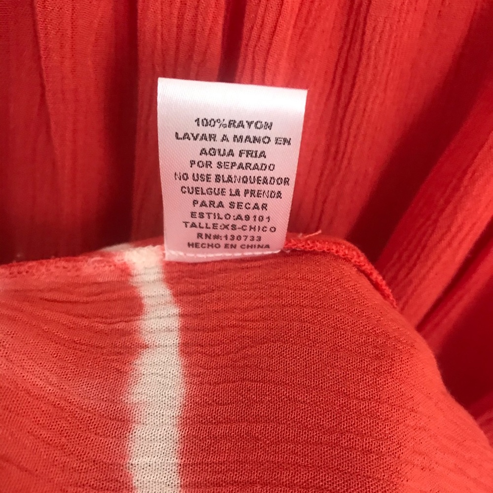 Altar’D State red boho tie dye darling dress - Picture 5 of 6